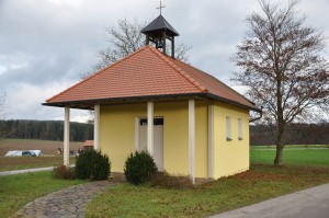 Die Kapelle in Buxlohe - Außenansicht.